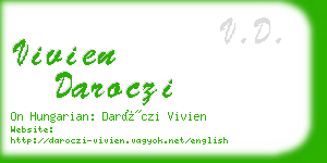 vivien daroczi business card